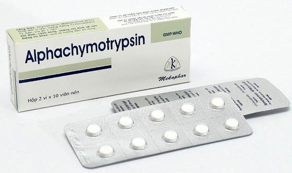 alphachymotrypsin là thuốc gì và hình ảnh về thuốc 