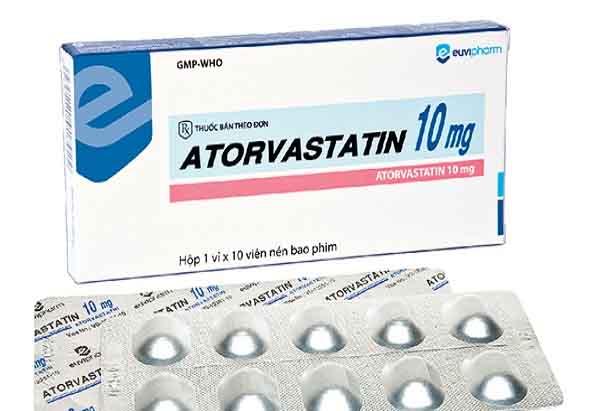 atorvastatin là thuốc gì và hình ảnh thuốc atorvastatin 