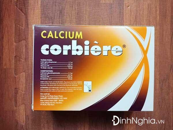calcium corbiere là thuốc gì và cần lưu ý gì khi sử dụng