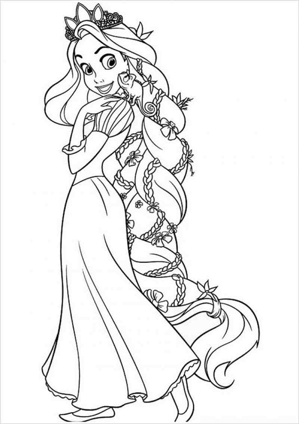 Mái tóc dài cực đẹp của công chúa tóc mây