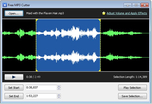 Phần mềm còn có thể trích âm thanh từ một đoạn video