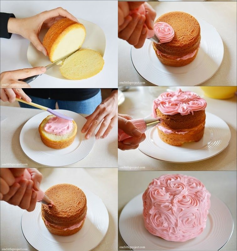 Quy trình làm bánh sinh nhật khá đơn giản