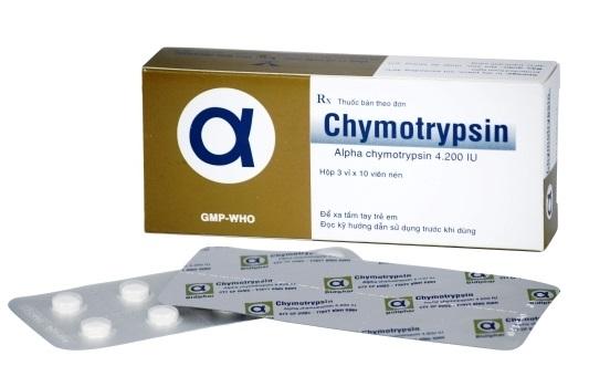 tìm hiểu về chymotrypsin là thuốc gì